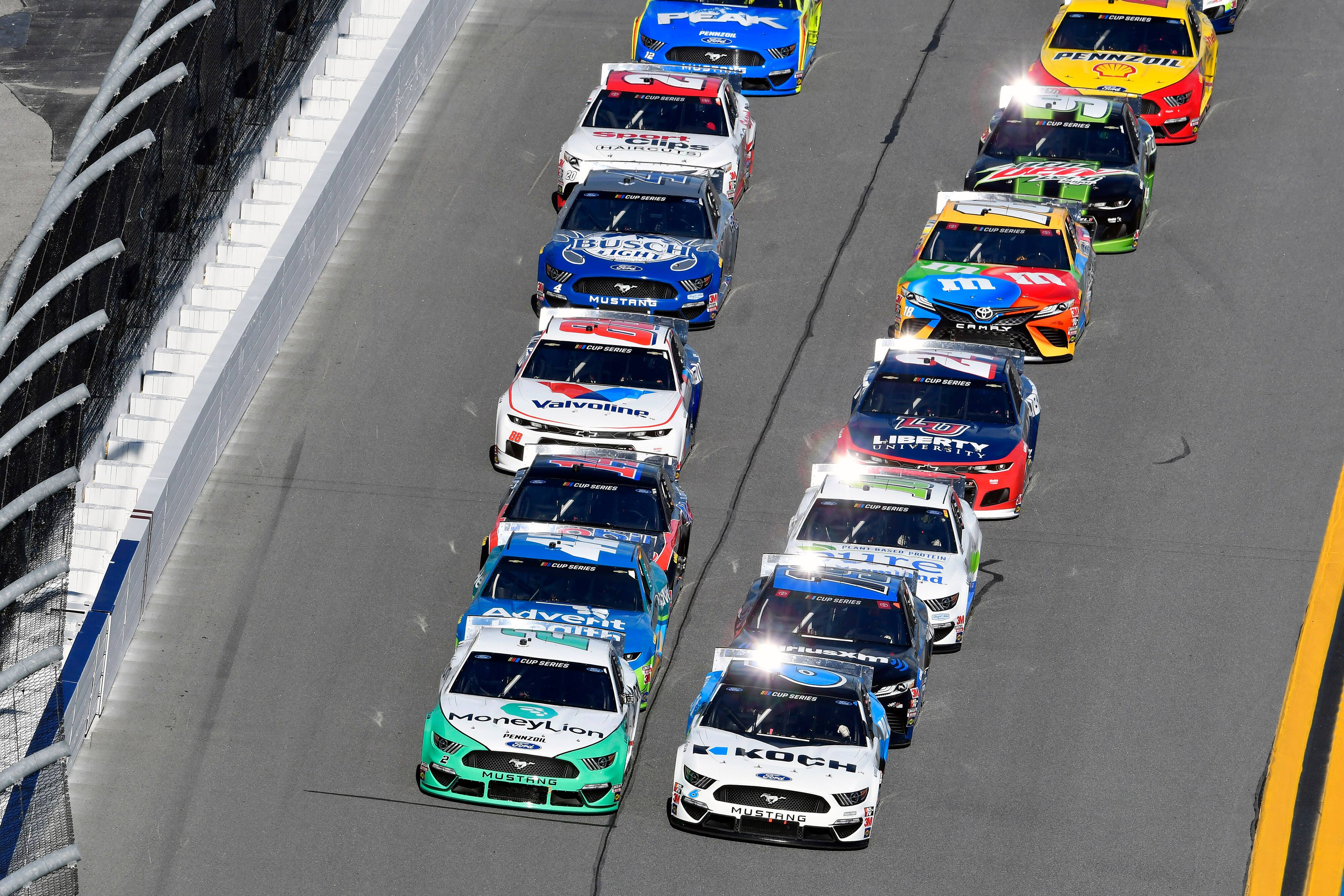 Outside of the front row, the field will officially be set in Thursday's two qualifying races. Outside of the front row, the field will officially be set in Thursday's two qualifying races.